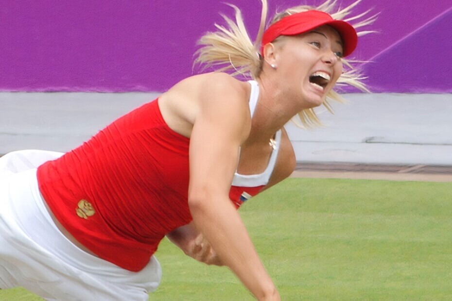 Maria Sharapova grunting