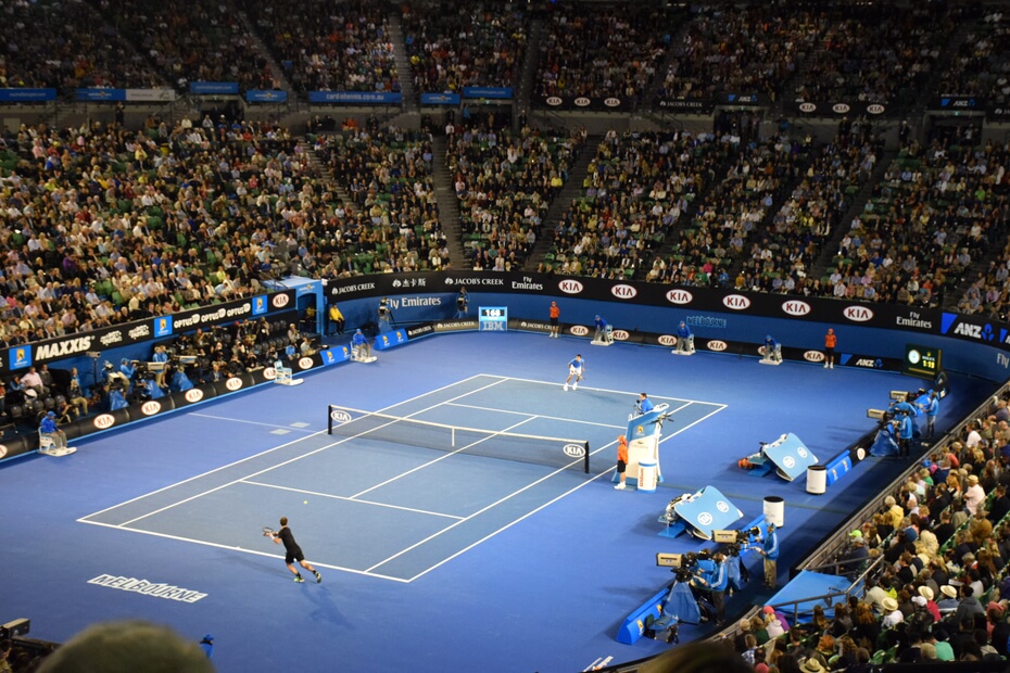 The Australian Open tennis tournament