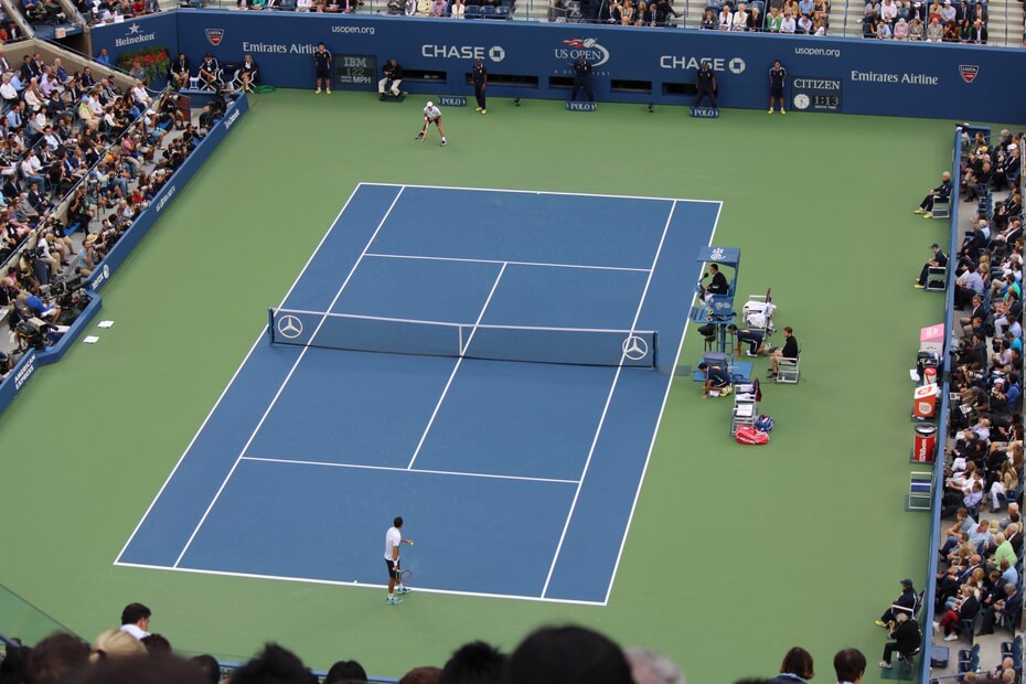 The US Open tennis tournament