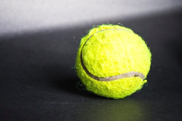 A dead tennis ball