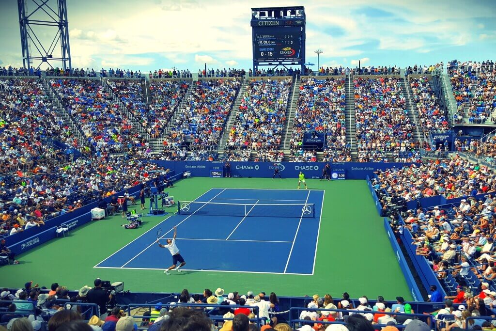 Why Are US Open Tennis Courts Blue? - TennisLovers